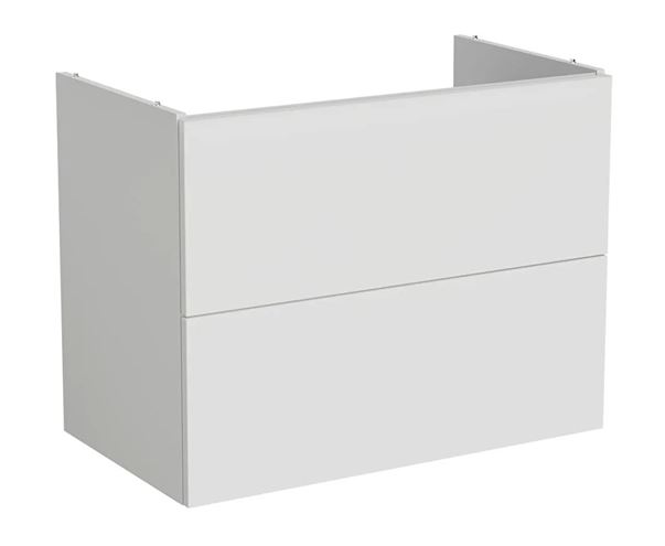 VITRA METROPOLE PURE skrinka pod umývadlo 78x60x45 cm, 2 zásuvky, Push-open, s osvetlením, matná šedá 67399 Obrázek - Hlavní obrázek