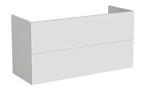 VITRA METROPOLE PURE skrinka pod umývadlo 118x60x45 cm, 2 zásuvky, Push-open, s osvetlením, matná šedá