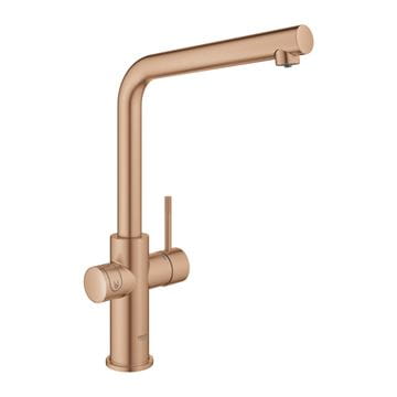 GROHE BLUE HOME drezová elektronická batéria, s filtračným a chladiacim zariadením, Bluetooth, napájanie zo siete, brúsený warm sunset 31454DL1 Obrázek - fotka