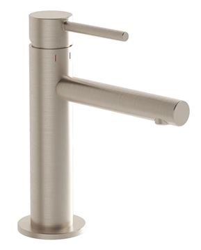 VITRA ORIGIN umývadlová stojanková batéria, kartáčovaný nikel