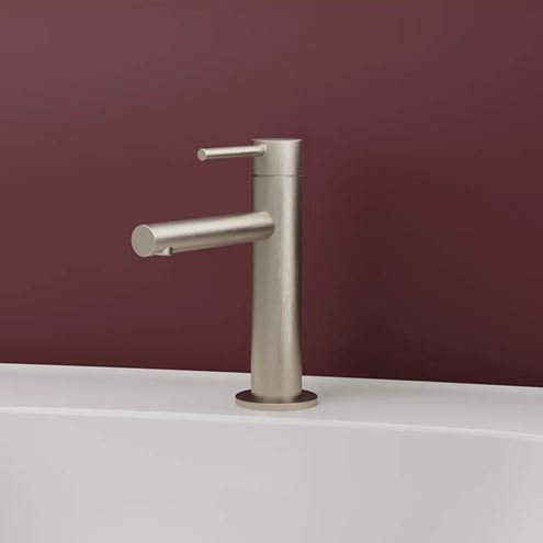 VITRA ORIGIN umývadlová stojanková batéria, kartáčovaný nikel A4255634 Obrázek - fotka