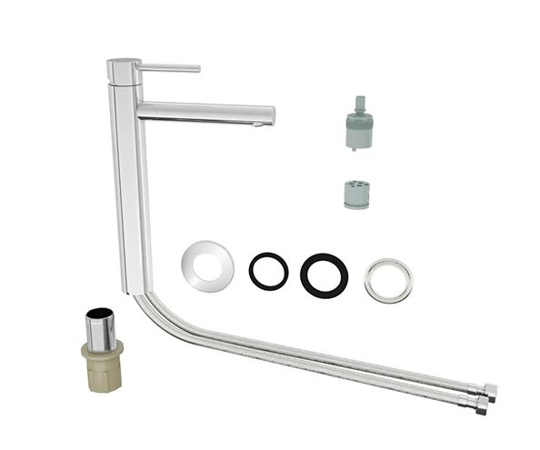 VITRA ORIGIN umývadlová stojanková batéria, chróm A42557 Obrázek - fotka