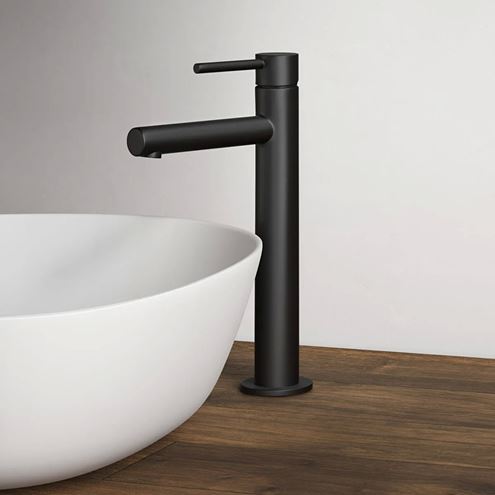 VITRA ORIGIN umývadlová stojanková batéria, matná čierna A4255736WTC Obrázek - fotka