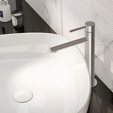 VITRA ORIGIN umývadlová stojanková batéria, s odtokovou súpravou, chróm A42569 Obrázek - fotka