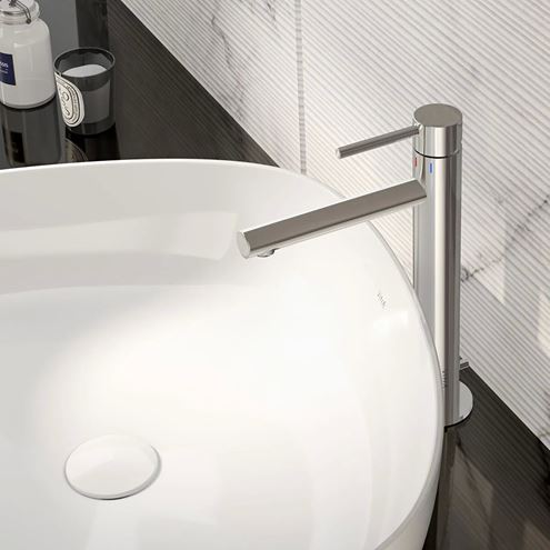 VITRA ORIGIN umývadlová stojanková batéria, s odtokovou súpravou, chróm A42569 Obrázek - fotka