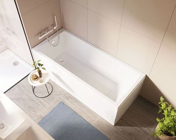 VITRA ORIGIN vaňová nástenná batéria, s prepínačom, chróm A42619 Obrázek - fotka