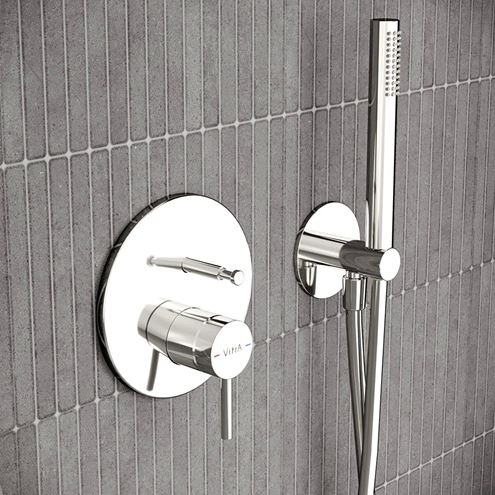 VITRA ORIGIN vaňová podomietková batéria, s prepínačom, chróm A42620 Obrázek - fotka