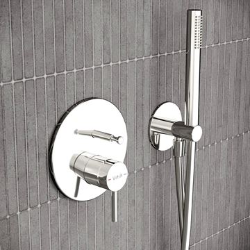 VITRA ORIGIN vaňová podomietková batéria, s prepínačom, chróm A42620 Obrázek - fotka