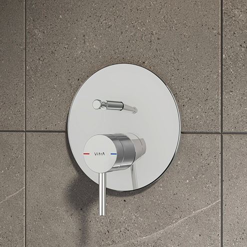 VITRA ORIGIN vaňová podomietková batéria, s prepínačom, chróm A42620 Obrázek - fotka