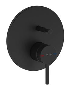 VITRA ORIGIN vaňová podomietková batéria, s prepínačom, matná čierna