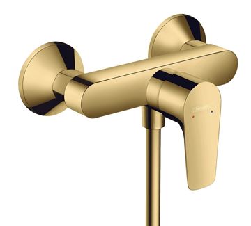HANSGROHE TALIS E sprchová nástenná batéria, leštený vzhľad zlata