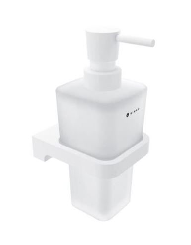 NIMCO MAYA dávkovač tekutého mydla 290 ml, nástenný, sklo, biela MAB 29031H-T-05 Obrázek - Hlavní obrázek