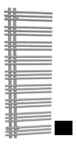 ZEHNDER YUCCA ASYM dizajnový radiátor 1700/500, jednoradový, pripojenie zhora/zdola, black matt 0557