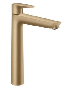 HANSGROHE TALIS E umývadlová stojanková batéria, s odtokovou súpravou, EcoSmart, kartáčovaný bronz