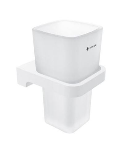 NIMCO MAYA nástenný pohárik, sklo, biela MAB 29058H-05 Obrázek - Hlavní obrázek