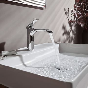HANSGROHE VIVENIS umývadlová stojanková batéria, s odtokovou súpravou, EcoSmart, chróm 75020000 Obrázek - fotka