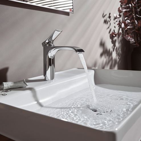HANSGROHE VIVENIS umývadlová stojanková batéria, s odtokovou súpravou, EcoSmart, chróm 75020000 Obrázek - fotka