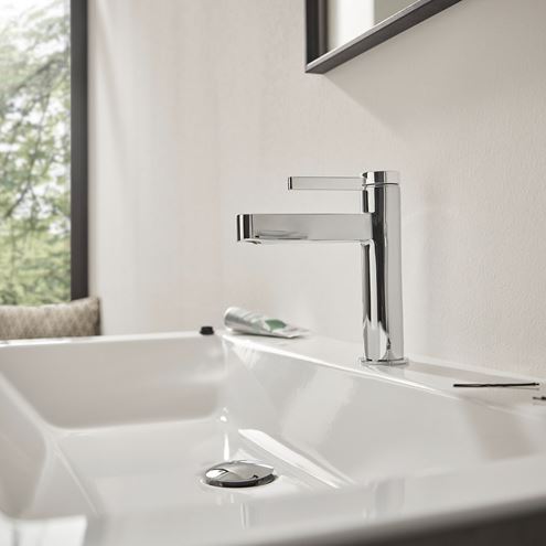 HANSGROHE FINORIS umývadlová stojanková batéria, s odtokovou súpravou, EcoSmart, chróm 76010000 Obrázek - fotka