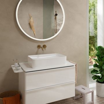 HANSGROHE TECTURIS S umývadlová podomietková batéria, s odtokovou súpravou, EcoSmart+, kartáčovaný bronz 73350140 Obrázek - fotka