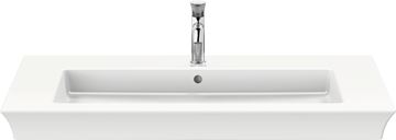 DURAVIT WHITE TULIP umývadlo 105,5 cm, s otvorom pre batériu a prepadom 2363100000 Obrázek - fotka