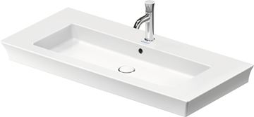 DURAVIT WHITE TULIP umývadlo 105,5 cm, s otvorom pre batériu a prepadom 2363100000 Obrázek - fotka