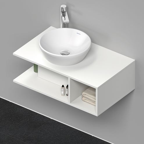 DURAVIT D-NEO skrinka pod umývadlo 80x48x26 cm, 1 polica, White matt DE491801818 Obrázek - fotka