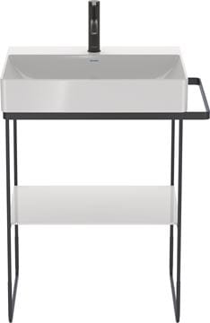 DURAVIT DURASQUARE kovový podstavec 665x451x740-790 mm, pre umývadlo, matná čierna 0031014600 Obrázek - fotka