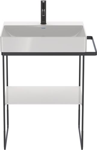 DURAVIT DURASQUARE kovový podstavec 665x451x740-790 mm, pre umývadlo, matná čierna 0031014600 Obrázek - fotka