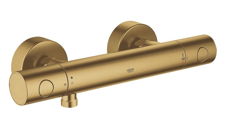 GROHE GROHTHERM 1000 COSMOPOLITAN M sprchová nástenná termostatická batéria, Water Saving, brúsený cool sunrise 34065GN2 Obrázek - Hlavní obrázek