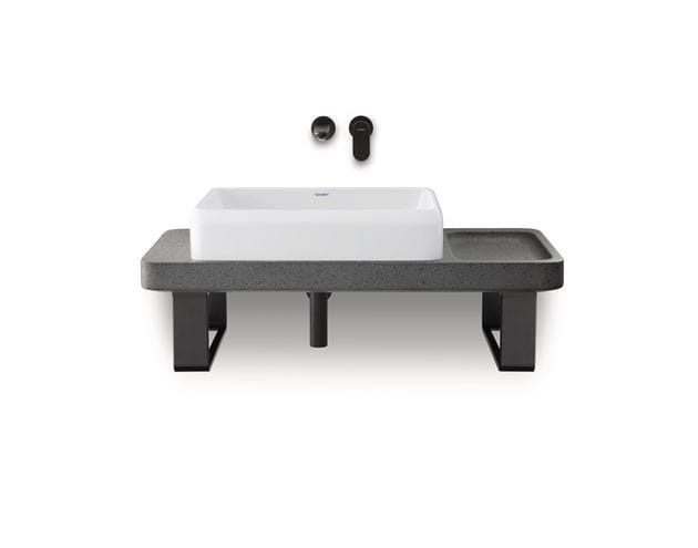 DURAVIT dizajnový sifón k umývadlu DN32, matná čierna 0050364600 Obrázek - fotka