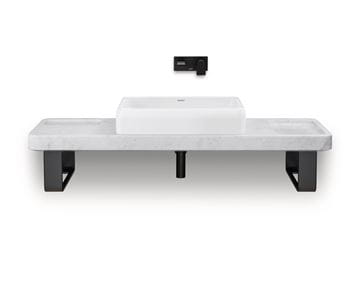 DURAVIT dizajnový sifón k umývadlu DN32, matná čierna 0050364600 Obrázek - fotka