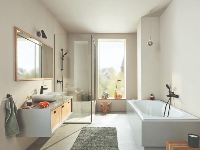 GROHE SILVERFLEX sprchová hadica 1250 mm, hladká, TwistStop, AntiFold, plast, phantom black 28362KF1 Obrázek - fotka