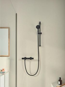 GROHE SILVERFLEX sprchová hadica 1250 mm, hladká, TwistStop, AntiFold, plast, phantom black 28362KF1 Obrázek - fotka