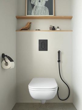 GROHE SILVERFLEX sprchová hadica 1250 mm, hladká, TwistStop, AntiFold, plast, phantom black 28362KF1 Obrázek - fotka