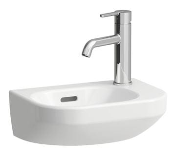 LAUFEN LUA umývadielko 50 cm, s otvorom pre batériu vpravo, s prepadom, LCC