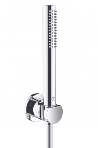 KLUDI NOVA FONTE PURISTIC 1S sprchová súprava 3-dielna, ručná sprcha 205 mm, hadica, držiak, chróm  2085005-15 Obrázek - Hlavní obrázek