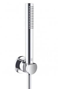 KLUDI NOVA FONTE PURISTIC 1S sprchová súprava 3-dielna, ručná sprcha 205 mm, hadica, držiak, chróm 