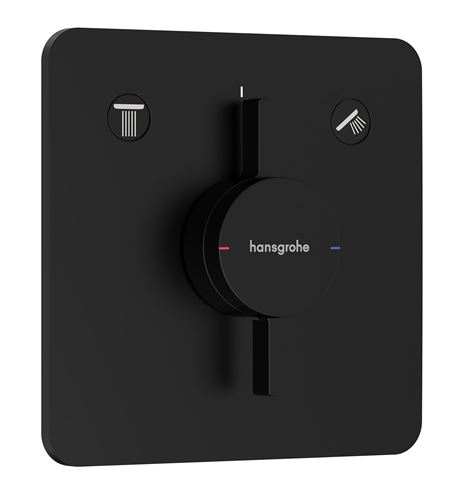 HANSGROHE DUOTURN Q podomietková batéria, pre 2 spotrebiče, matná čierna 75414670 Obrázek - Hlavní obrázek