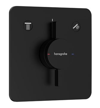 HANSGROHE DUOTURN Q podomietková batéria, pre 2 spotrebiče, matná čierna
