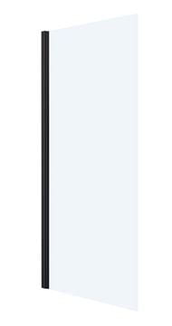 HÜPPE CLASSICS 2 EASY ENTRY BLACK EDITION bočná stena 80x200 cm, matná čierna/číre sklo