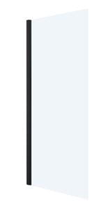 HÜPPE CLASSICS 2 EASY ENTRY BLACK EDITION bočná stena 80x200 cm, matná čierna/číre sklo