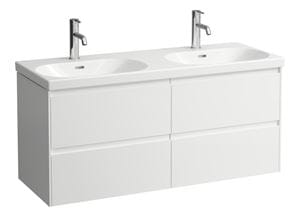 LAUFEN LANI skrinka pod umývadlo, 118,2x44,8x51,5 cm, 2 zásuvky, matná biela
