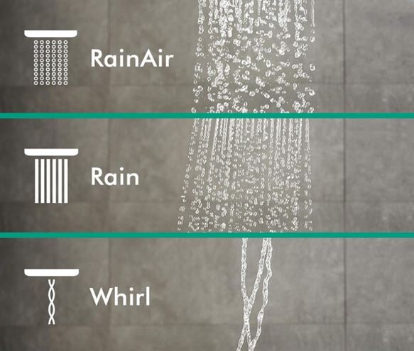 HANSGROHE RAINDANCE SELECT S 3JET ručná sprcha pr. 125 mm, 3 prúdy, kartáčovaný bronz 26530140 Obrázek - fotka