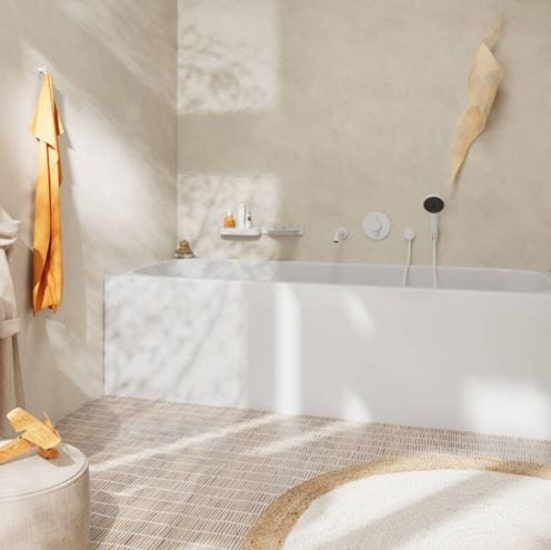 HANSGROHE PULSIFY SELECT S 3JET ručná sprcha pr. 105 mm, Relaxation 3 prúdy, matná biela  24110700 Obrázek - fotka
