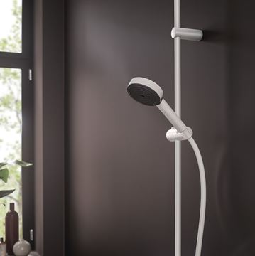 HANSGROHE PULSIFY SELECT S 3JET ručná sprcha pr. 105 mm, Relaxation 3 prúdy, matná biela  24110700 Obrázek - fotka