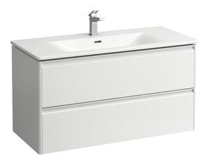 LAUFEN PALACE skrinka s umývadlom 100x45x54, 5 cm, 2 zásuvky, lesklá biela
