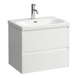 LAUFEN LANI skrinka s umývadlom 65x46x51,5 cm, 2 zásuvky, matná biela