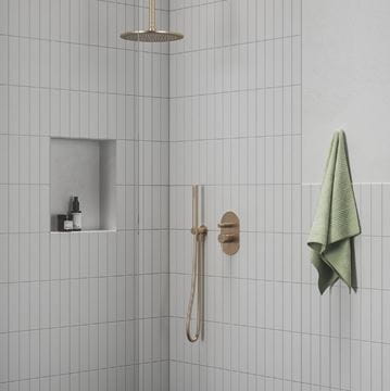 RAVAK 951.60 ručná sprcha 186 mm, brúsené ružové zlato X07P706 Obrázek - fotka