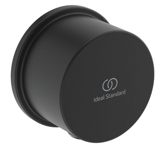 IDEAL STANDARD IDEALRAIN nástenné kolienko, matná čierna  BC808XG Obrázek - Hlavní obrázek