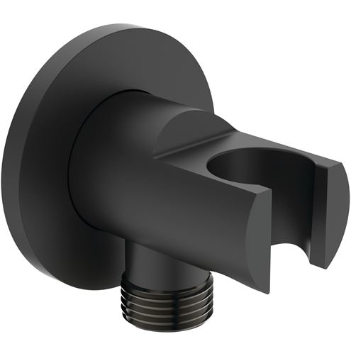 IDEAL STANDARD IDEALRAIN držiak s pripojením na vodu, matná čierna  BC807XG Obrázek - Hlavní obrázek